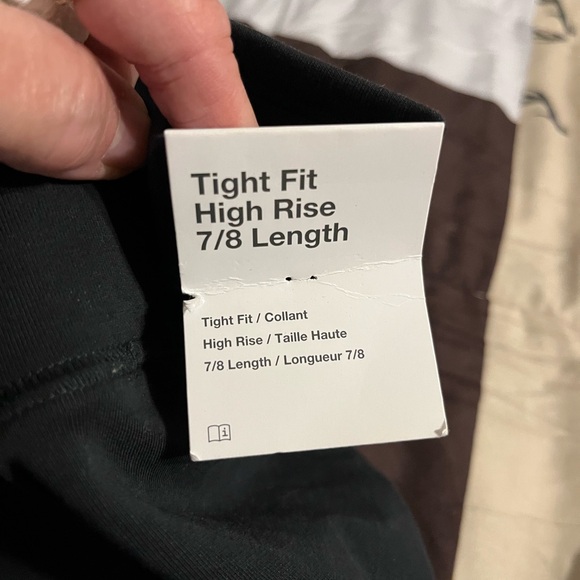 NWT NIKE SET TIGHT FIT HIGH RISE 7/8 LENGTH SIZE LARGE - Picture 5 of 7